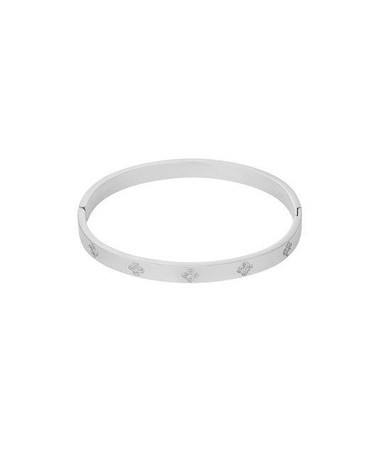 Cloaver bangle - silver