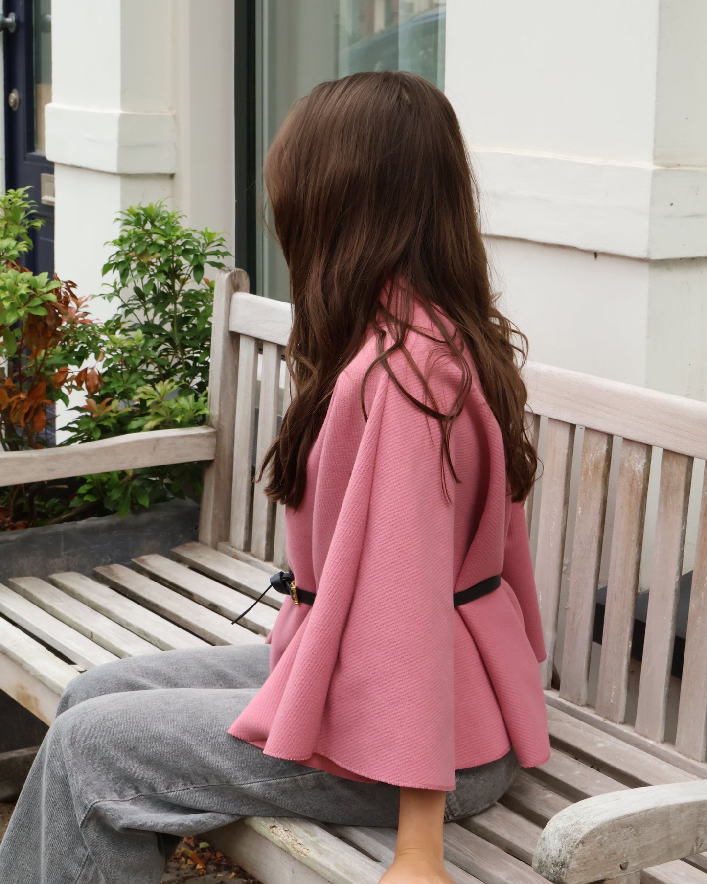 Poncho jacket - Pink