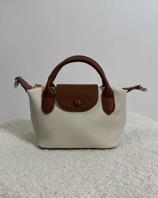 Longchic bag small - White
