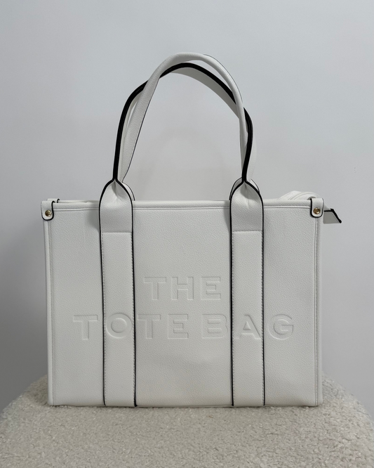 Tote bag large - White