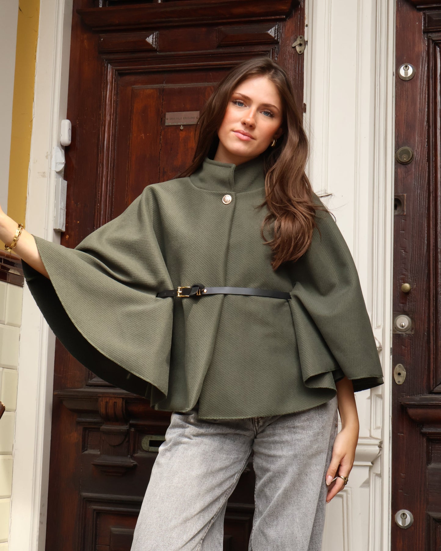 Poncho jacket - Khaki