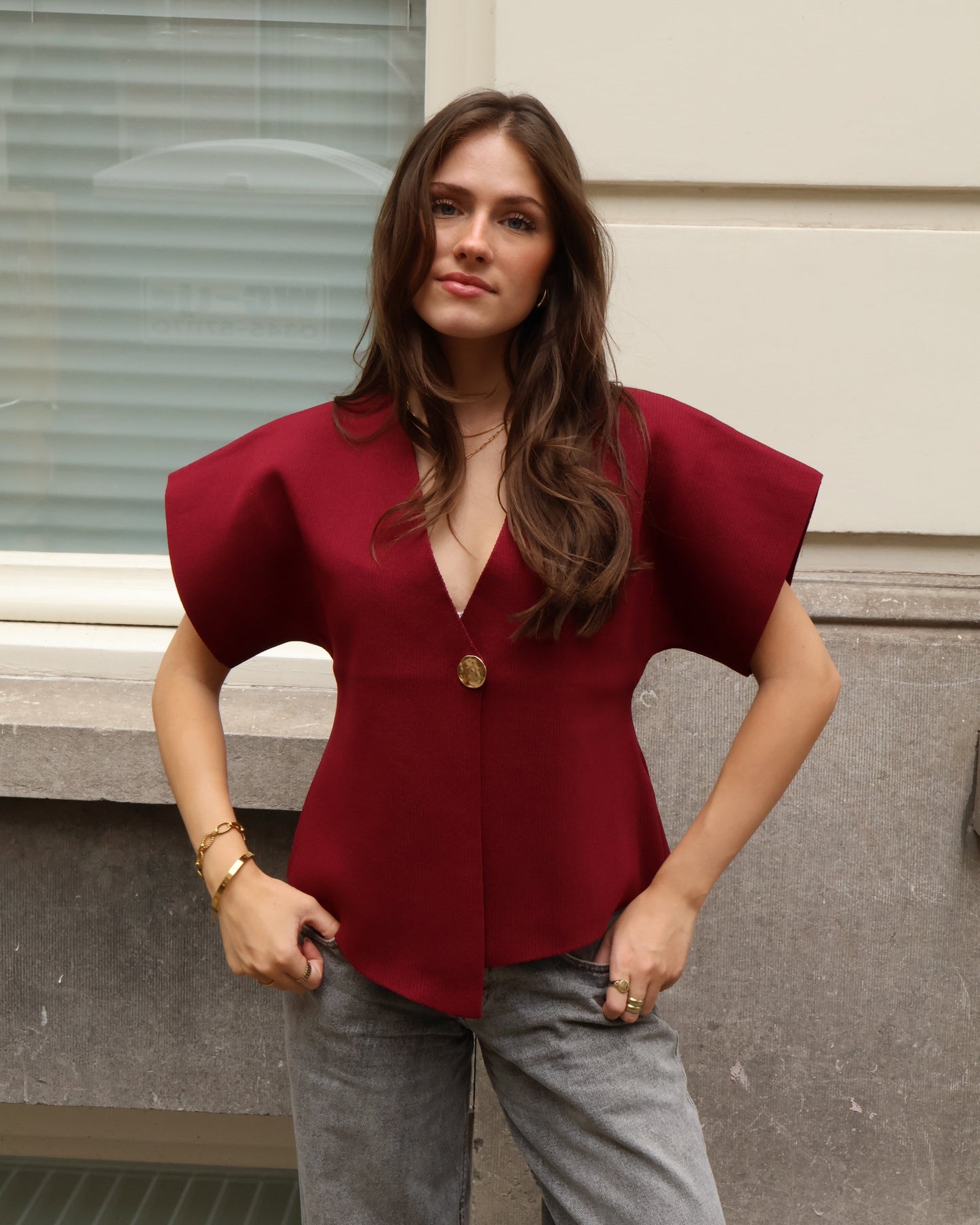 Caia top - Bordeaux