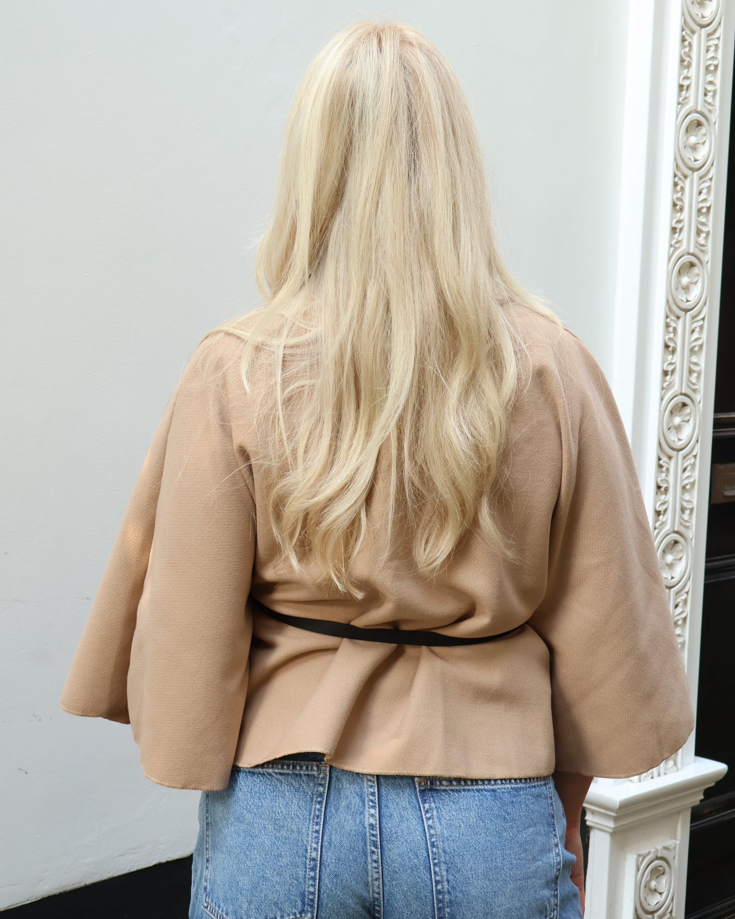 Poncho jacket - Mid beige