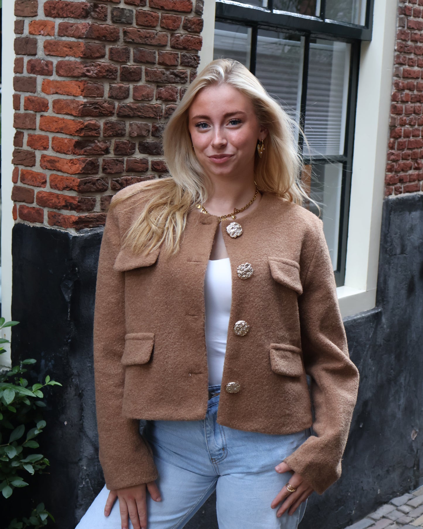 Cleo jacket - Khaki