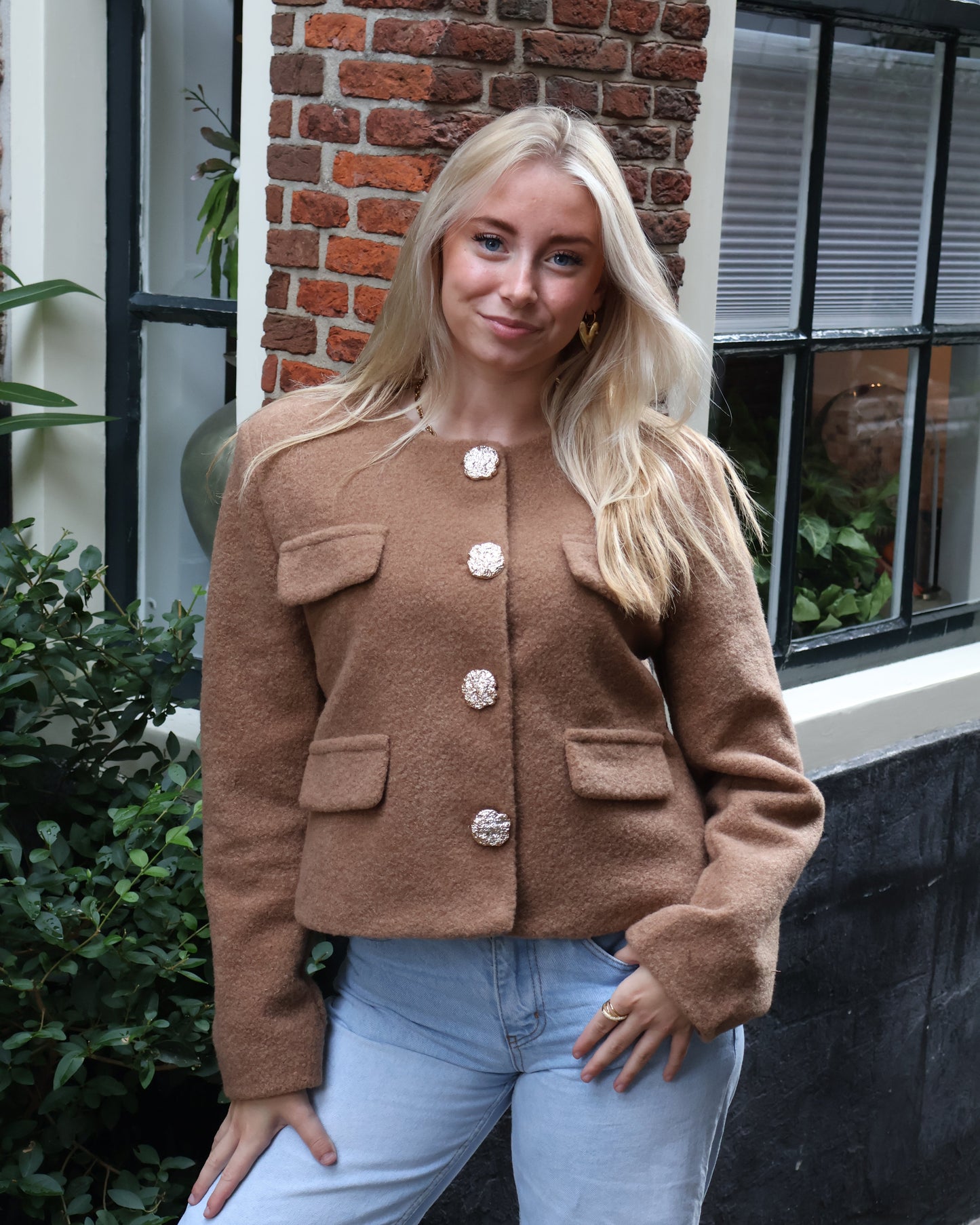 Cleo jacket - Khaki