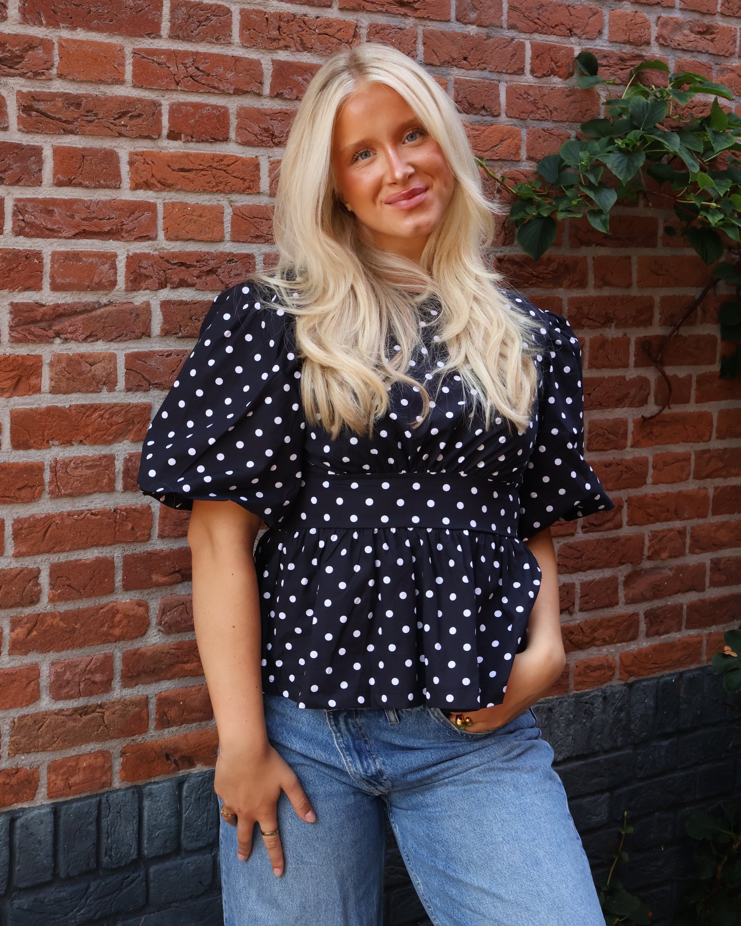Pipa blouse - Polka dots