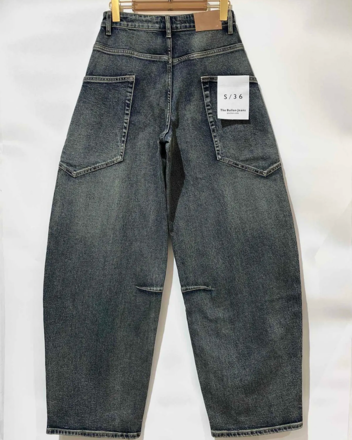 Balloon jeans - Mid wash