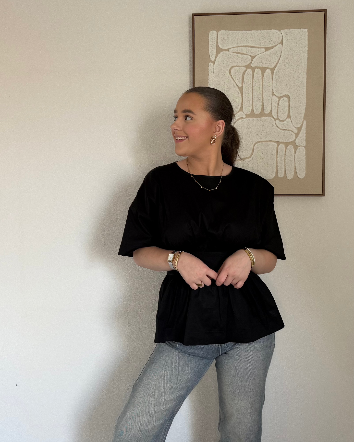 Pipa blouse - Zwart