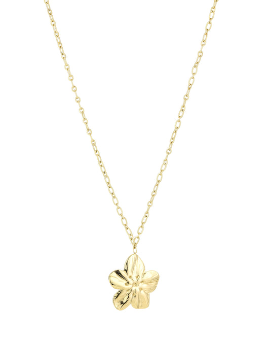 Bloom necklace long - Gold