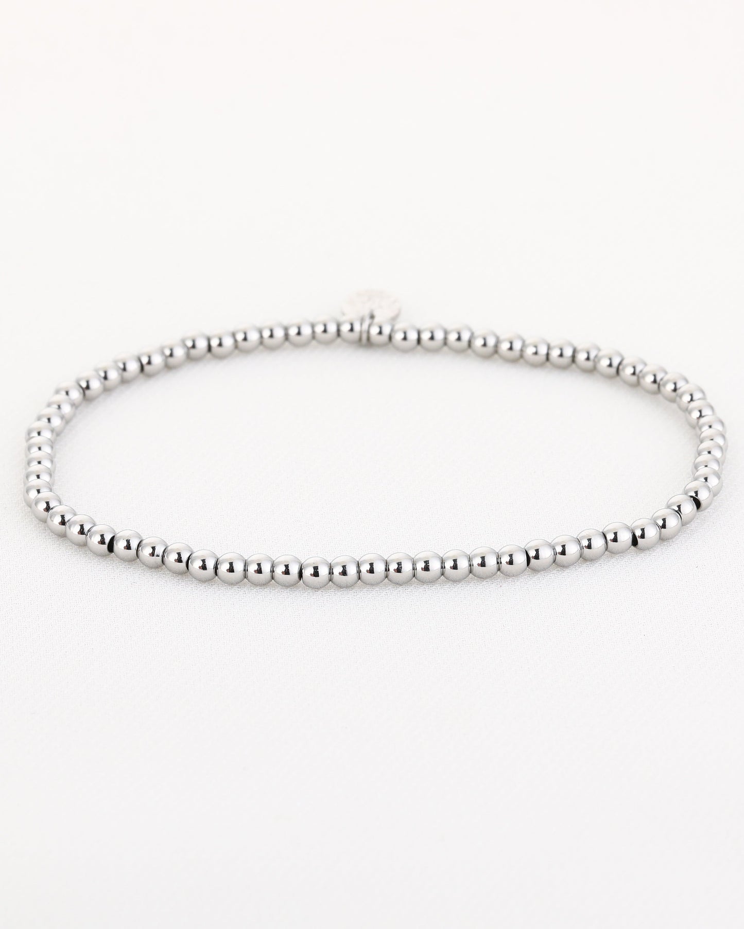 Kralen armband - zilver