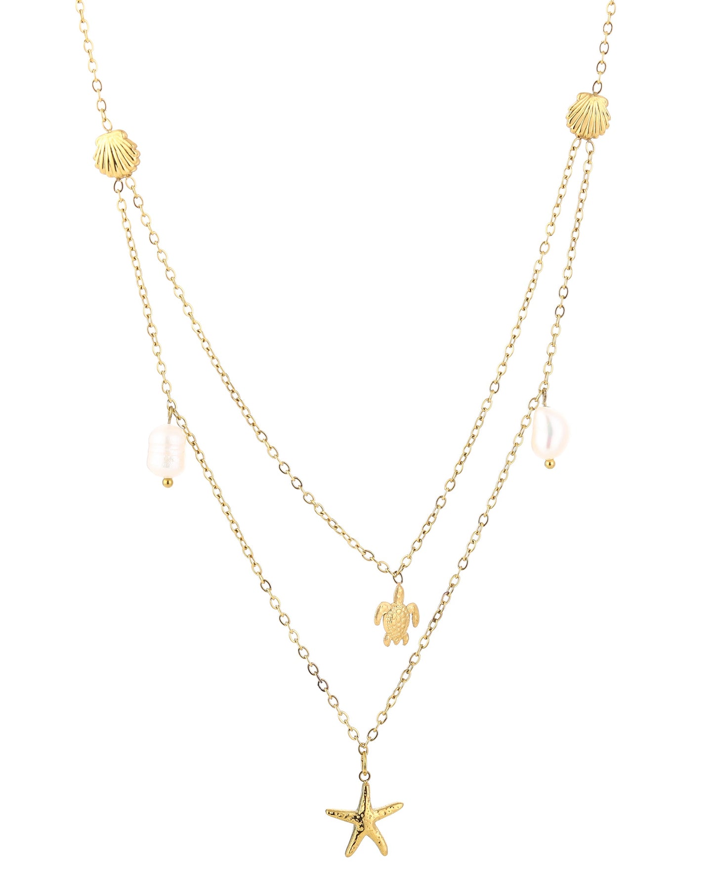 Starlight necklace - gold