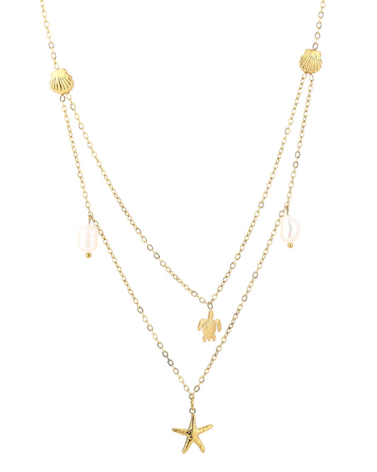 Starlight necklace - gold