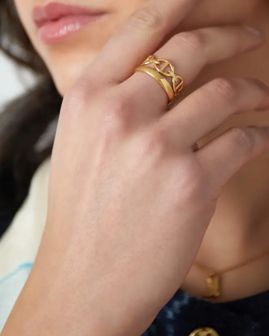 Classy ring - Gold