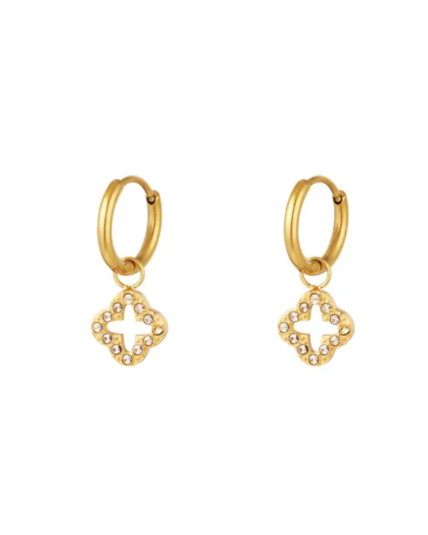 Klaver earrings - gold