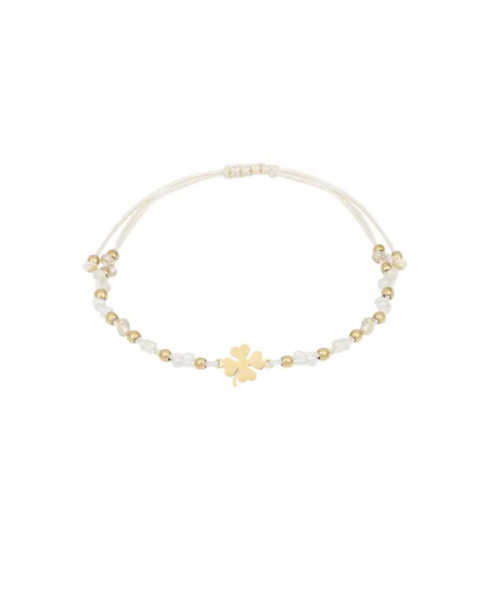 Lucky charm bracelet - Beige