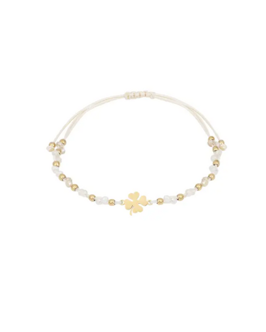 Lucky charm bracelet - Beige