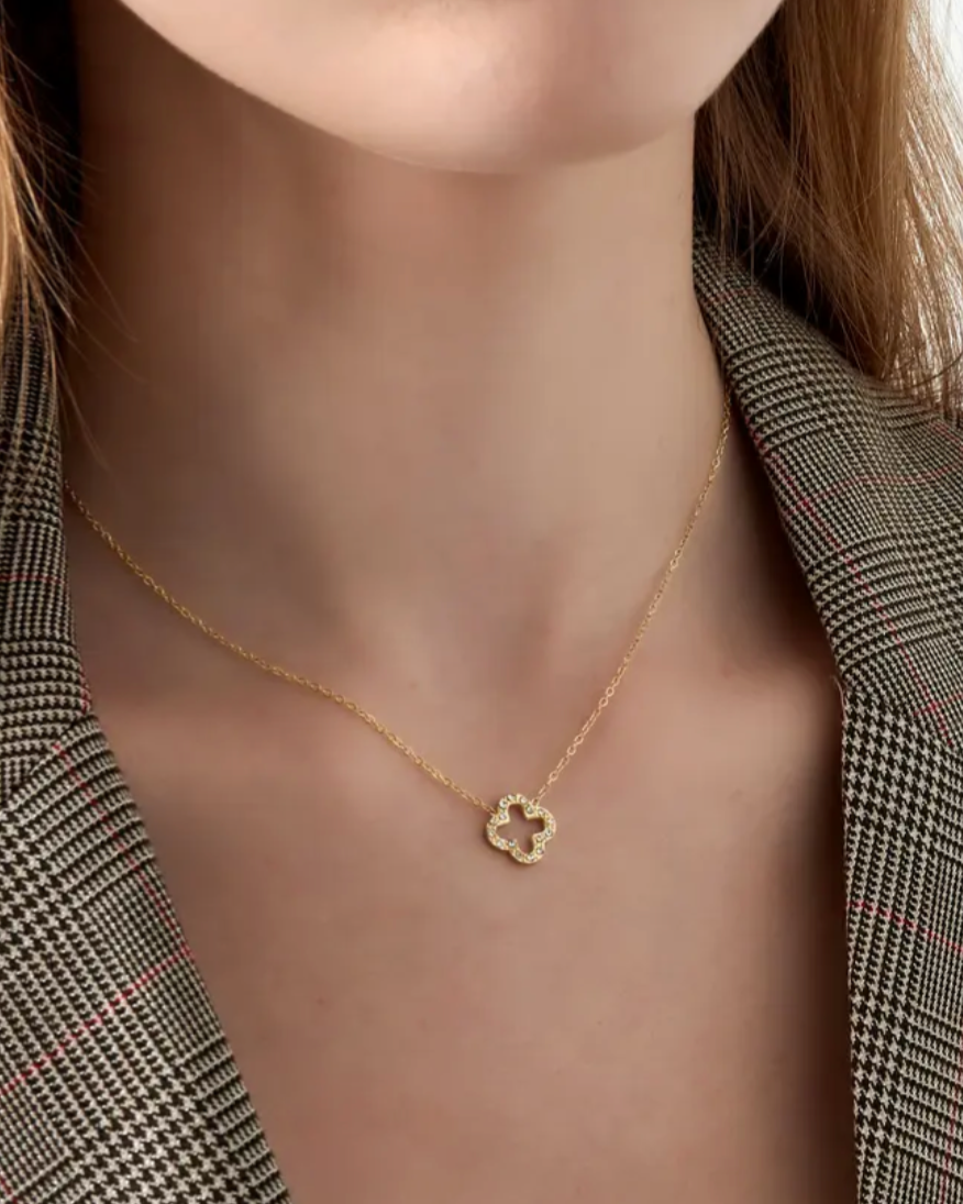 Klaver necklace - Gold