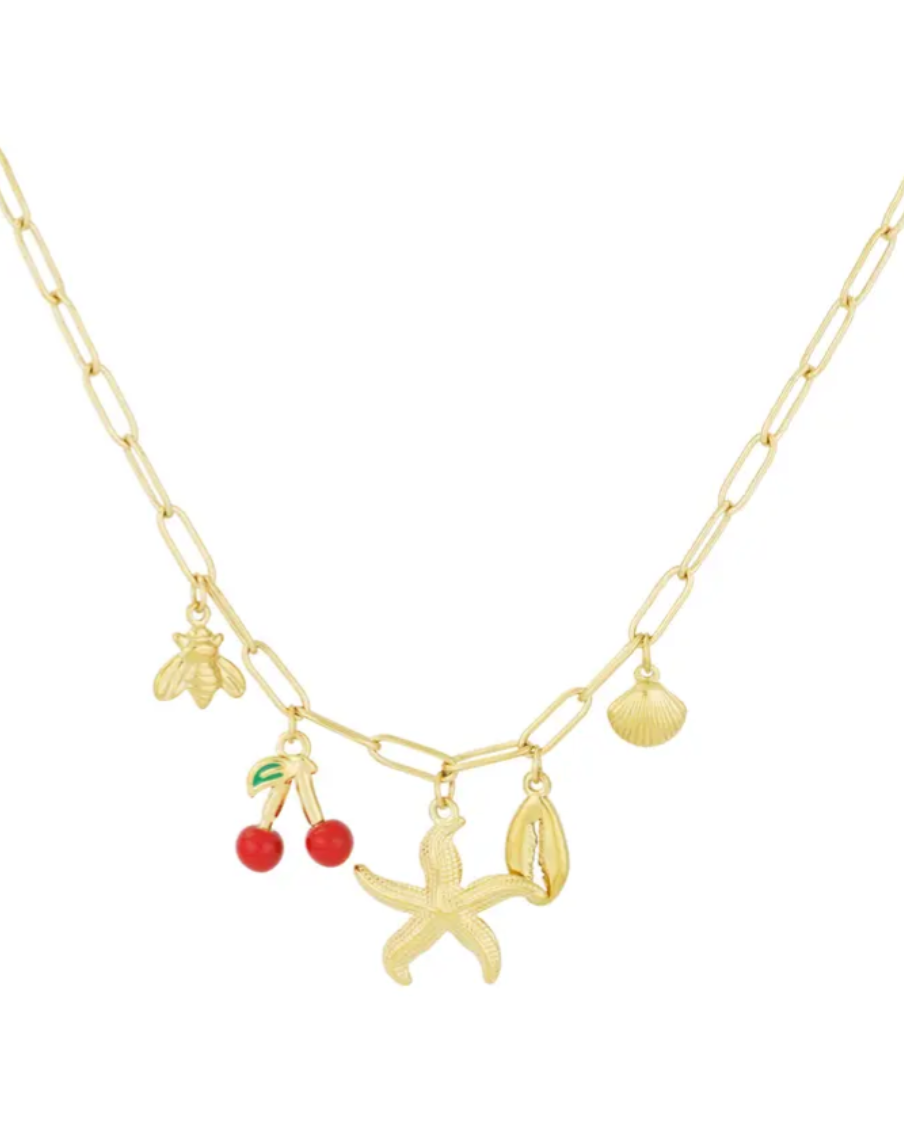 Cherry Charm set - Gold