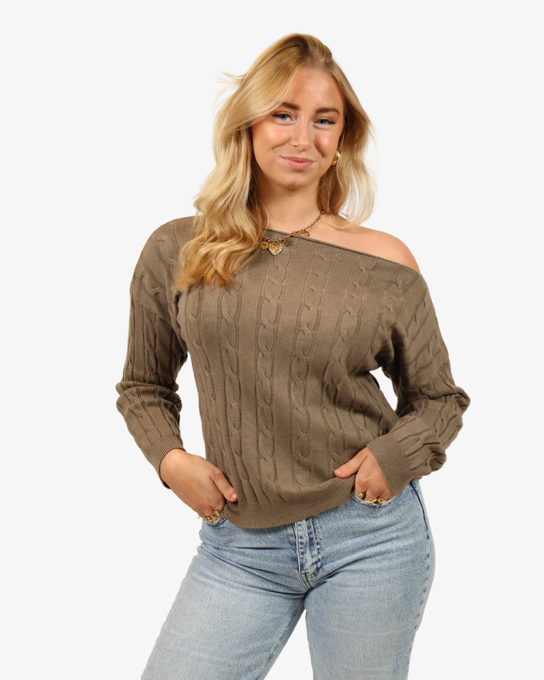 Manou sweater - Taupe
