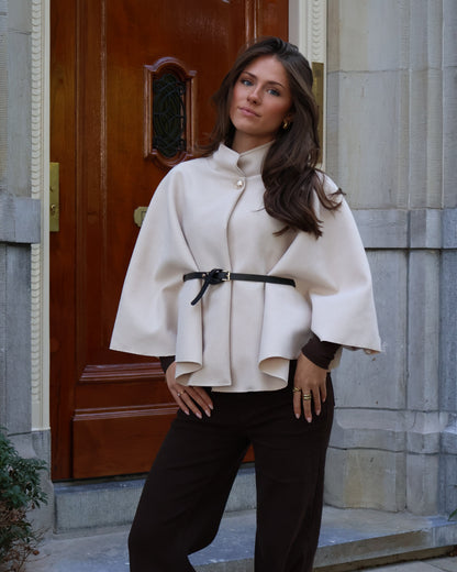 Poncho jacket - Beige