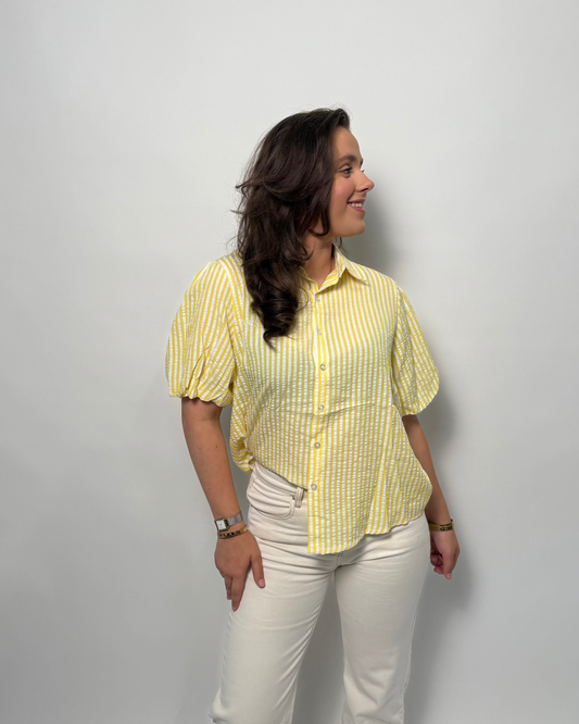 Saint tropez blouse - Yellow