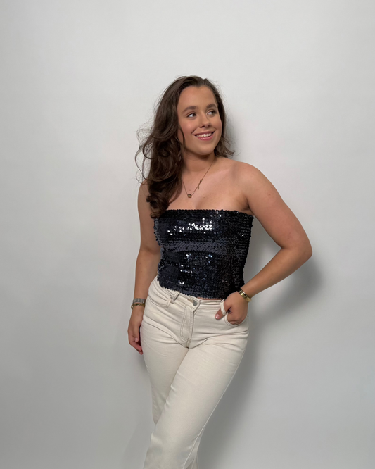 Evy top - Navy
