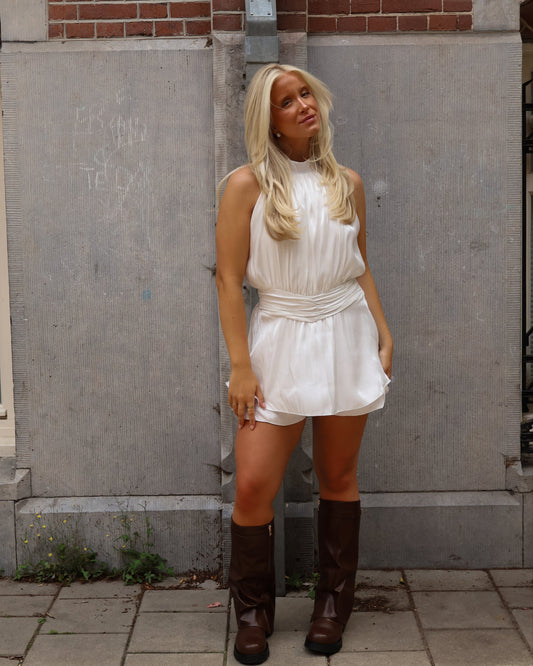 Vajen dress - white
