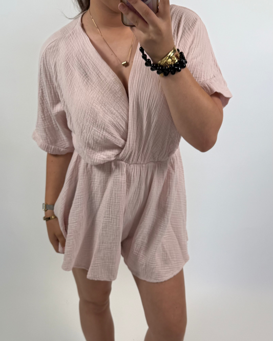 Emma playsuit pink