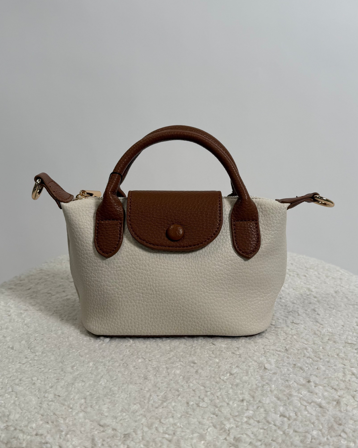 Longchic bag small - White