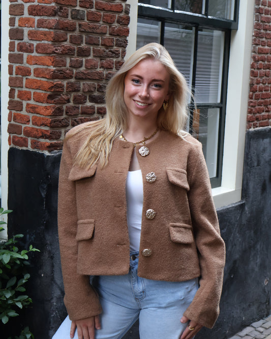 Cleo jacket - Khaki