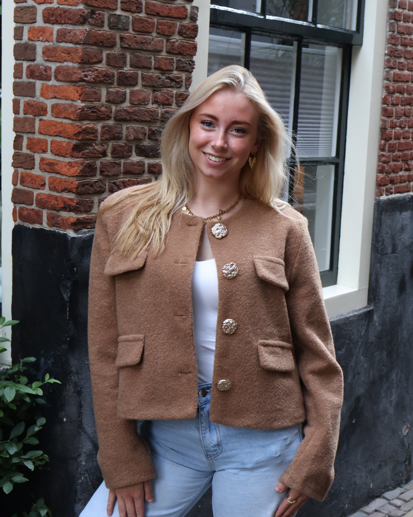 Cleo jacket - Khaki