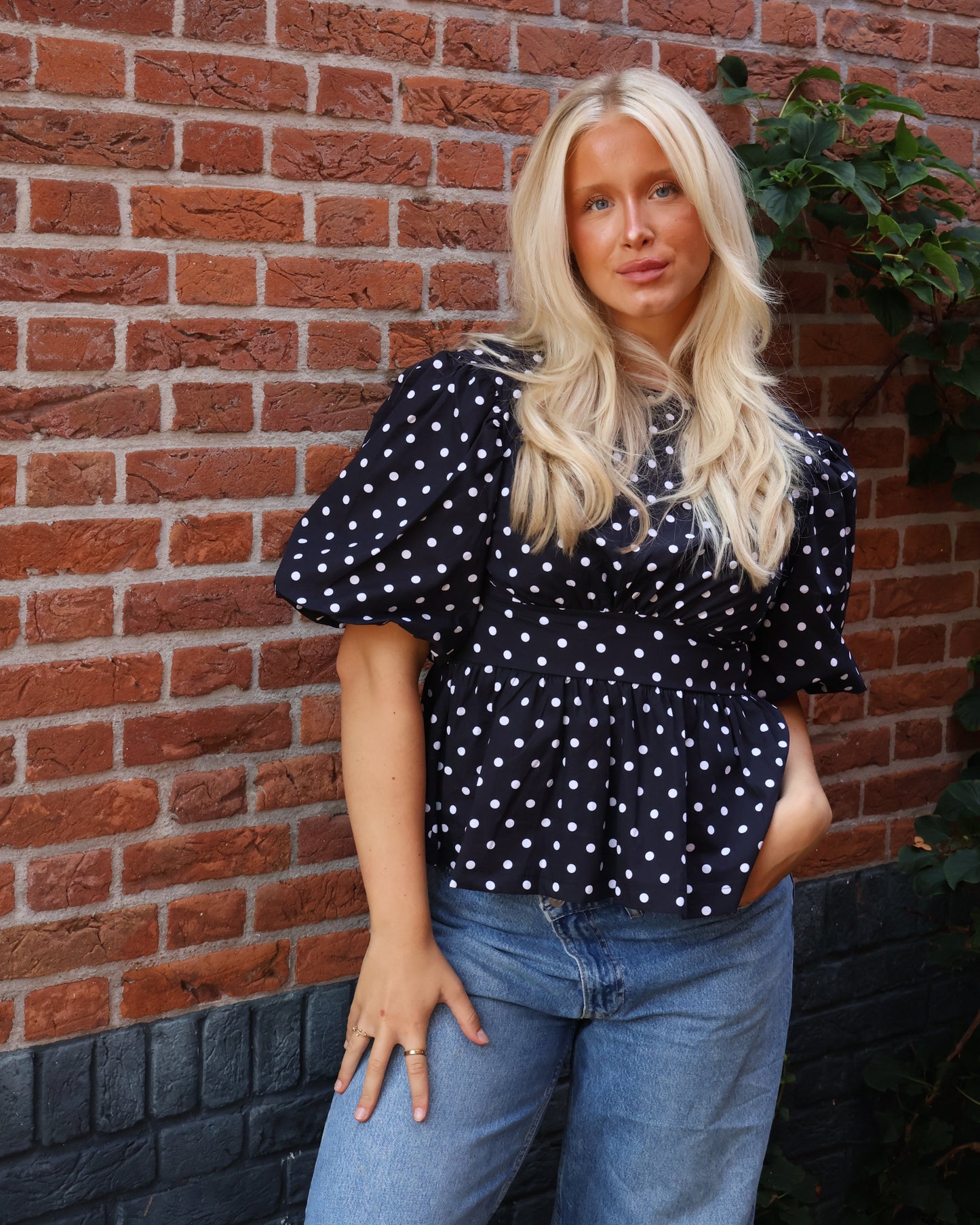 Pipa blouse - Polka dots