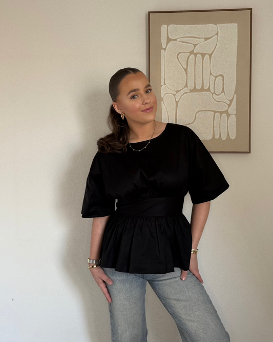 Pipa blouse - Zwart