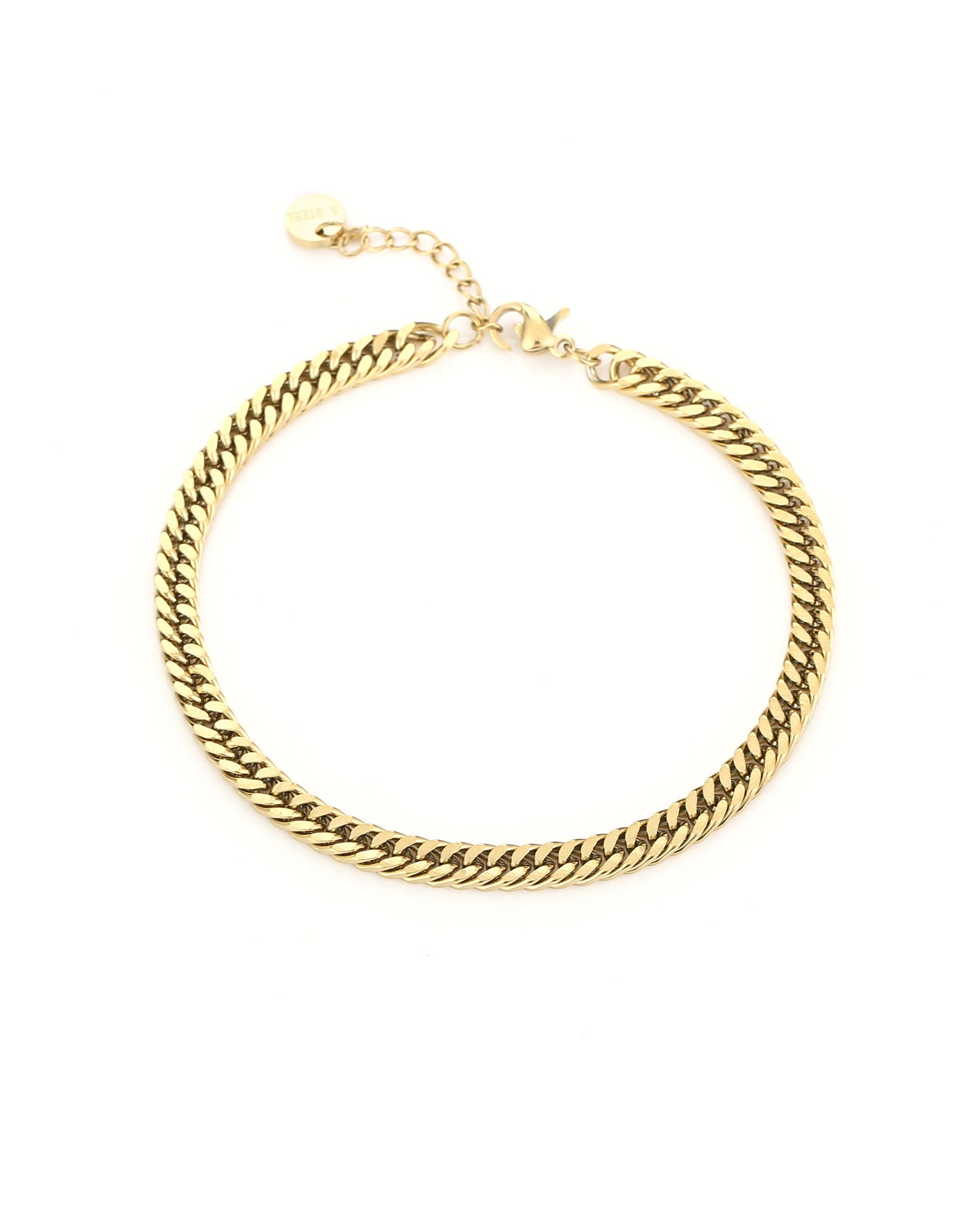 Schakel armband - Gold