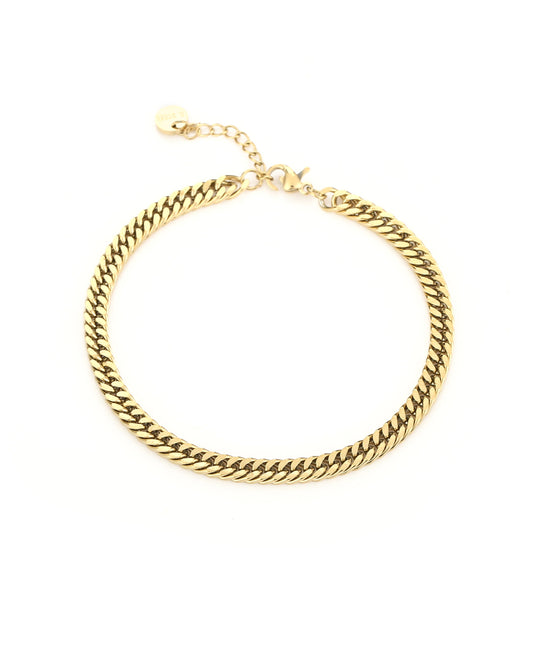 Schakel armband - Gold
