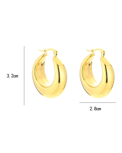 Classy hoops - Gold