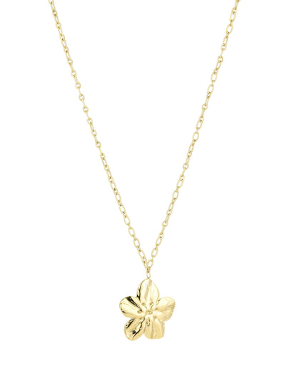 Bloom necklace long - Gold