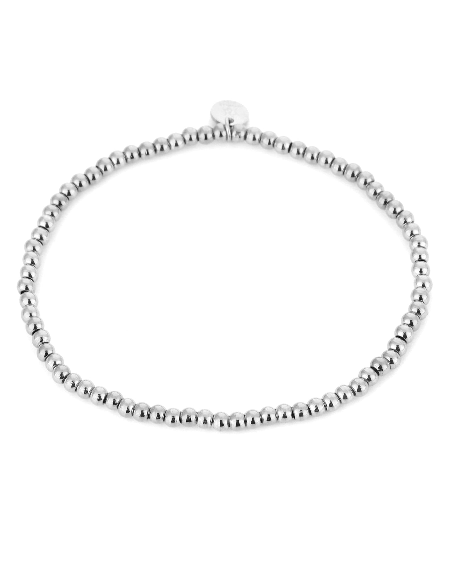 Kralen armband - zilver