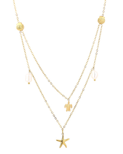 Starlight necklace - gold