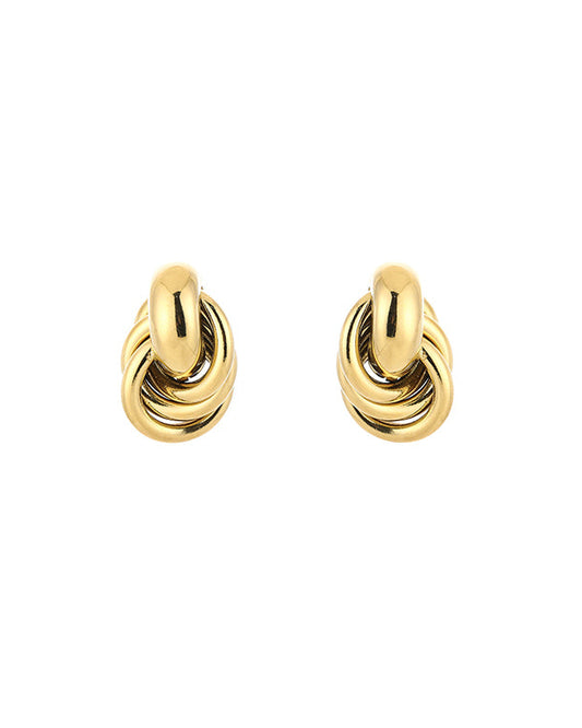 Swirl earings - Gold