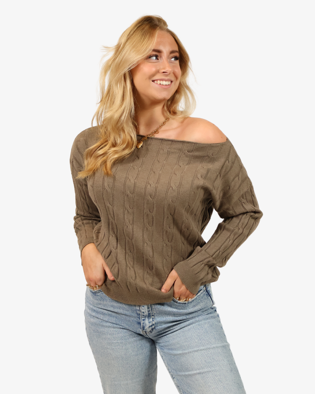 Manou sweater - Taupe