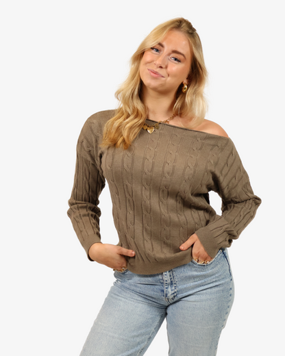 Manou sweater - Taupe