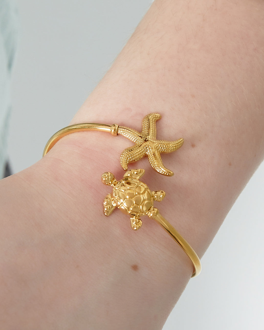 Seastar bangle - gold