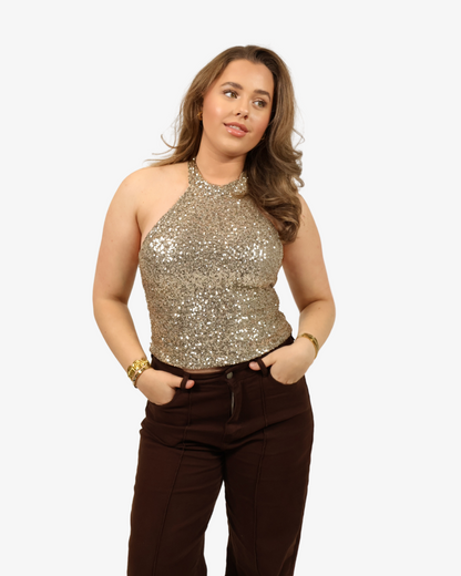 Belle top - Champagne
