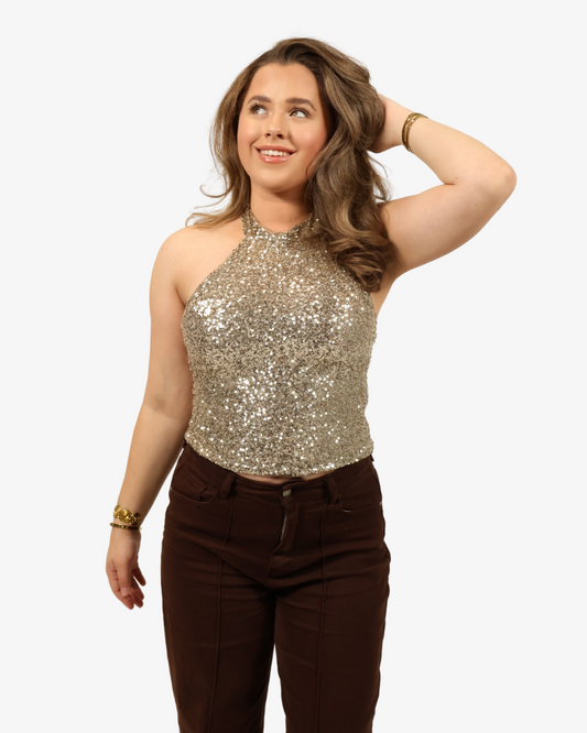 Belle top - Champagne