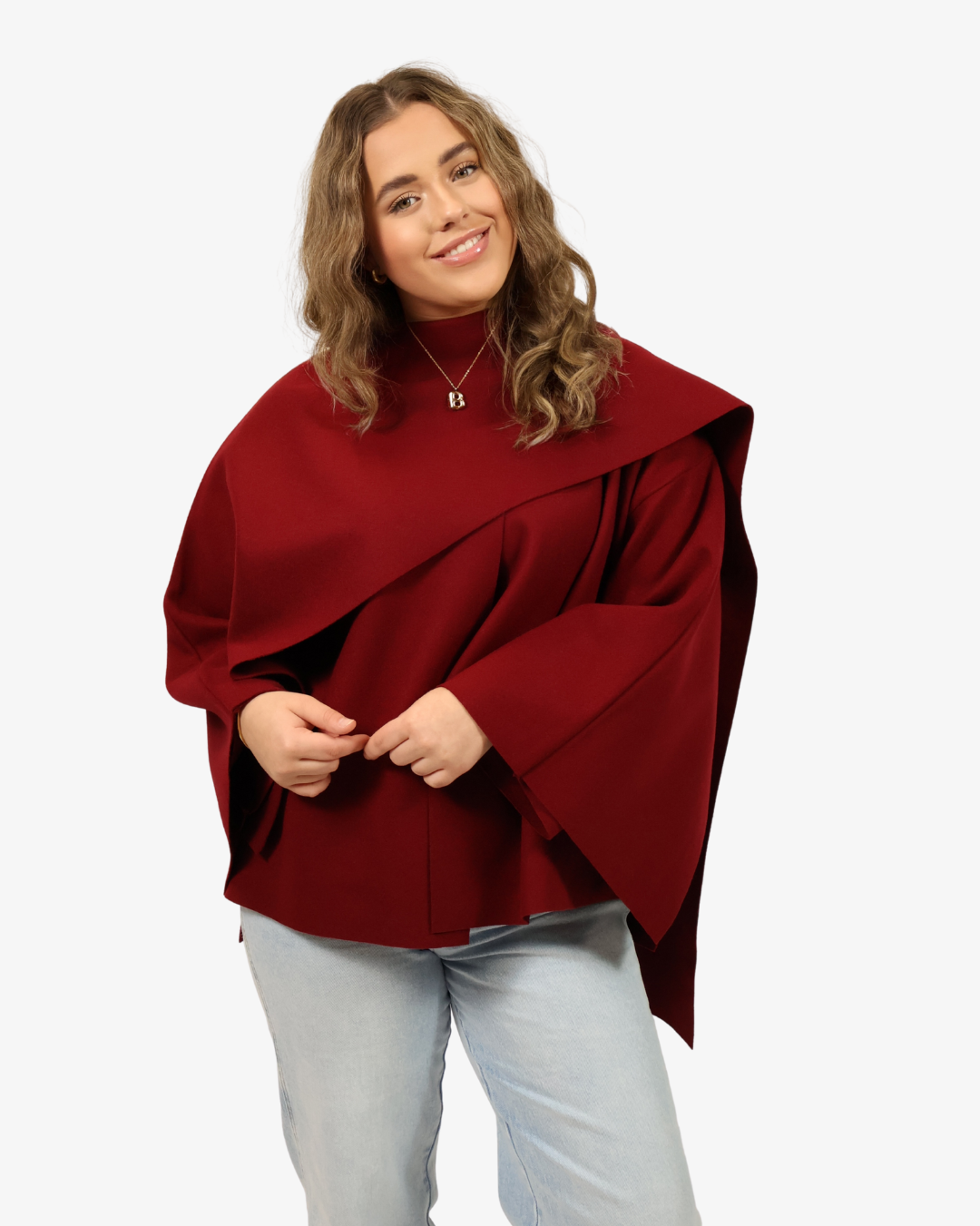 Cape jacket - Bordeaux