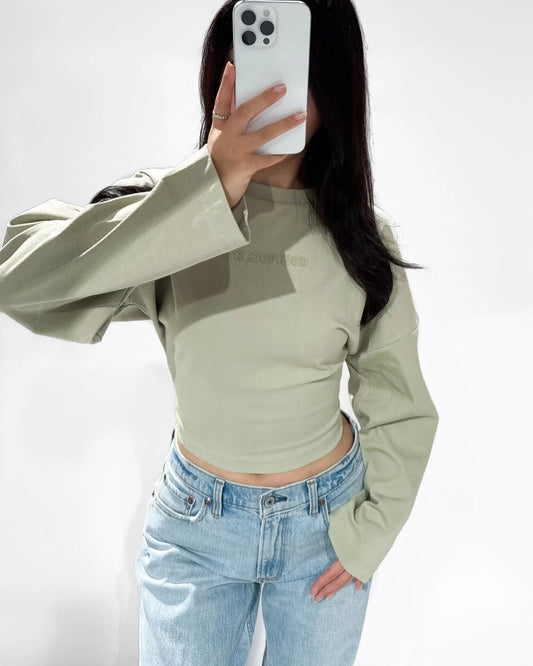 Redefined longsleeve - Pistache